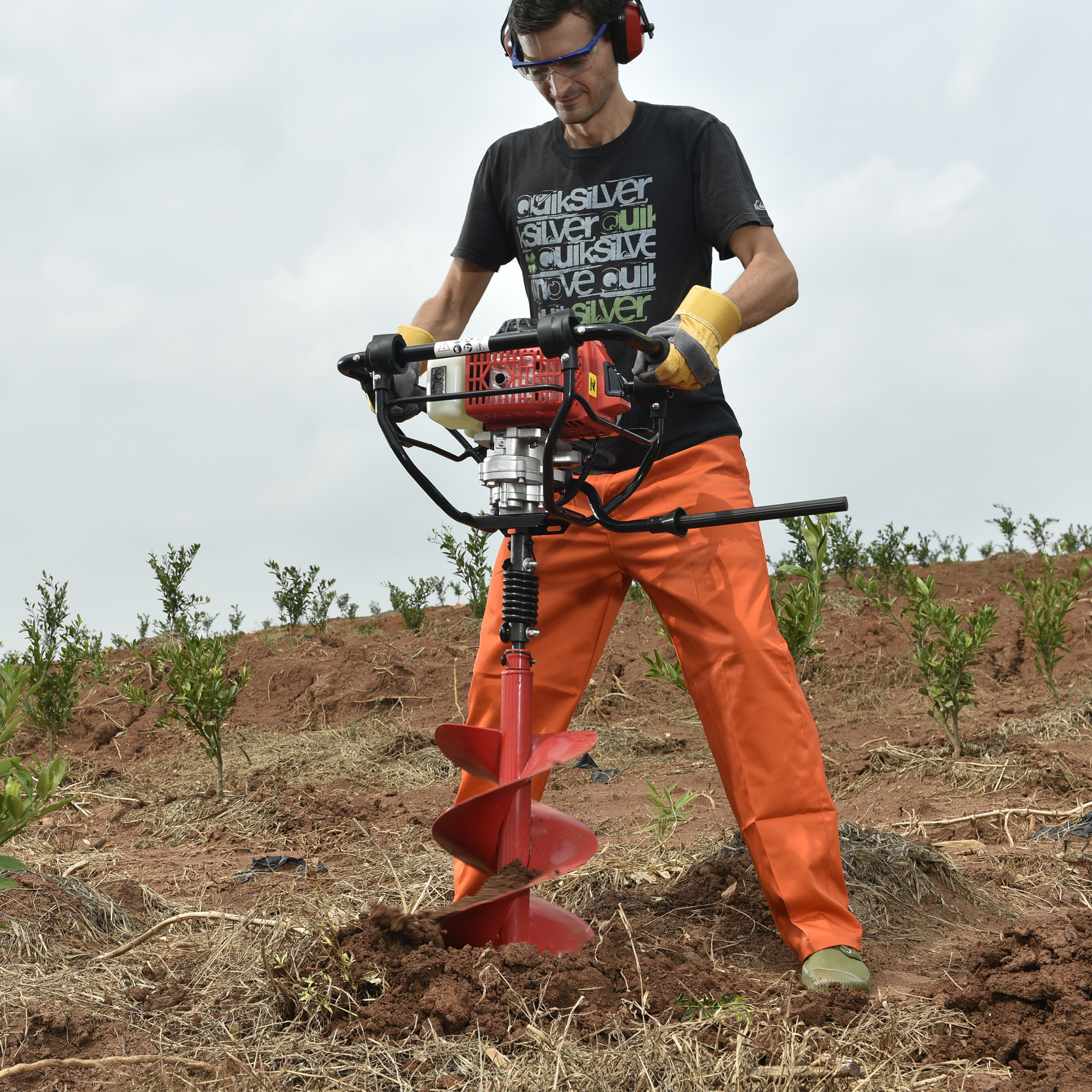 Trado terra da embreagem de parada rápida 52/58cc